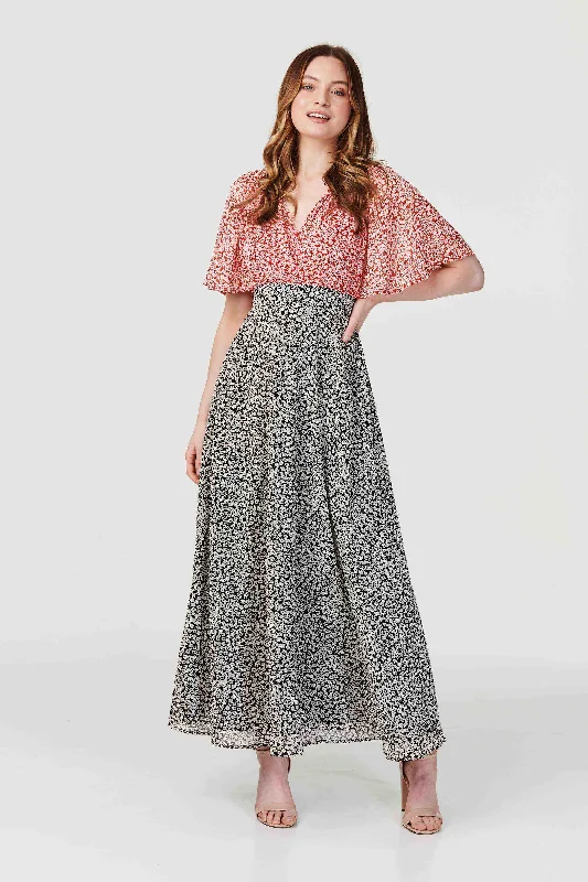 Maxi dresses with a belted empire waist for a more defined and flattering silhouetteDitsy Floral Flared Sleeve Maxi Dress Maxi dresses with a belted empire waist for a more defined and flattering silhouetteDitsy Floral Flared Sleeve Maxi Dress