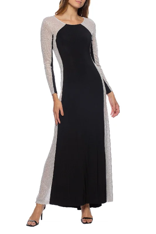 Plus - size bodycon dress for a flattering fitMarina Long Embellished Chiffon Sleeves Dress Plus - size bodycon dress for a flattering fitMarina Long Embellished Chiffon Sleeves Dress